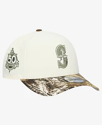 New Era Men's Khaki/Realtree Camo Seattle Mariners 9FORTY A-Frame Adjustable Hat