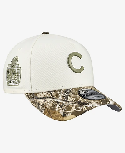 New Era Men's Khaki/Realtree Camo Chicago Cubs 9FORTY A-Frame Adjustable Hat