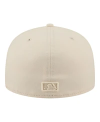 New Era Men's Cream Los Angeles Dodgers Color Pack 59FIFTY Fitted Hat