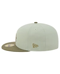 New Era Men's Green/Olive Los Angeles Dodgers Color Pack 59FIFTY Fitted Hat