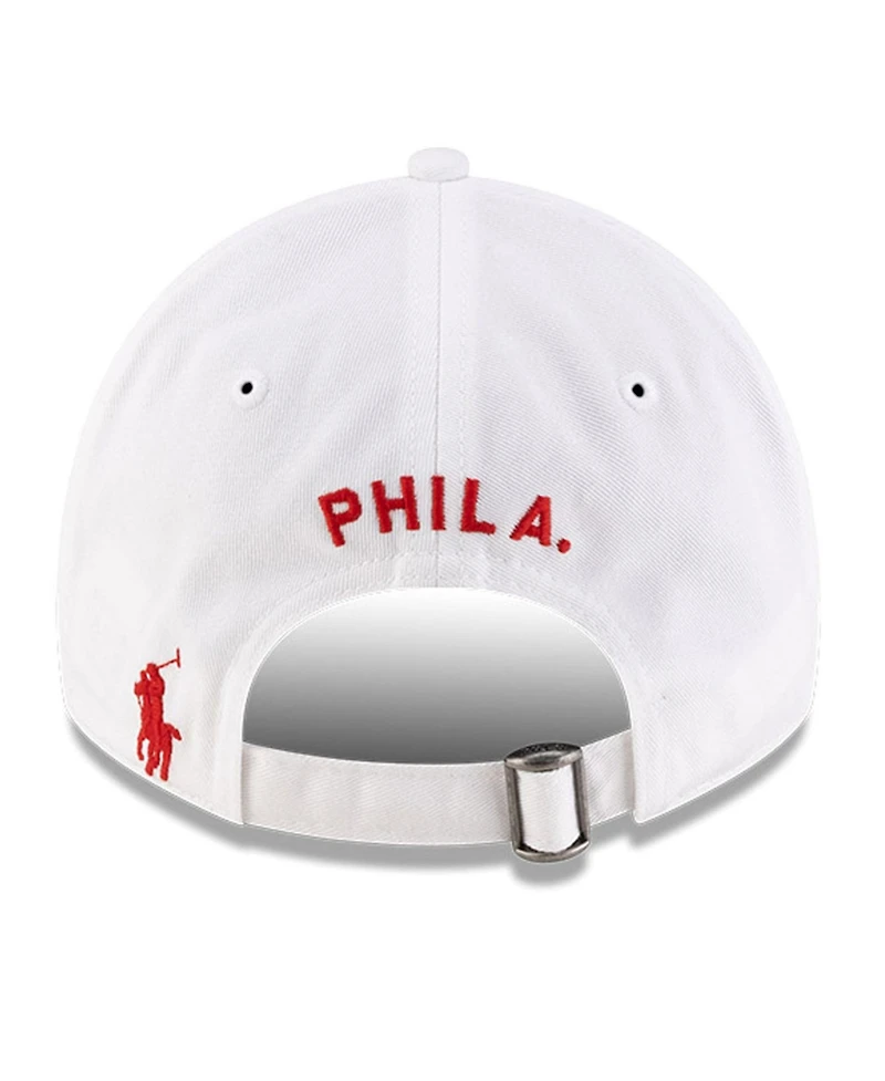 New Era x Ralph Lauren Men's White Philadelphia Phillies 9TWENTY Adjustable Hat