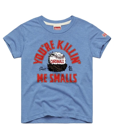 Homage Toddler Light Blue St. Louis Cardinals x The Sandlot Tri-Blend T-Shirt