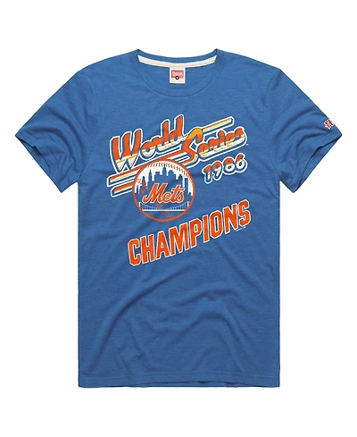 Homage Men's New York Mets Tri-Blend Screen-Printed T-Shirt