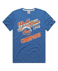 Homage Men's New York Mets Tri-Blend Screen-Printed T-Shirt