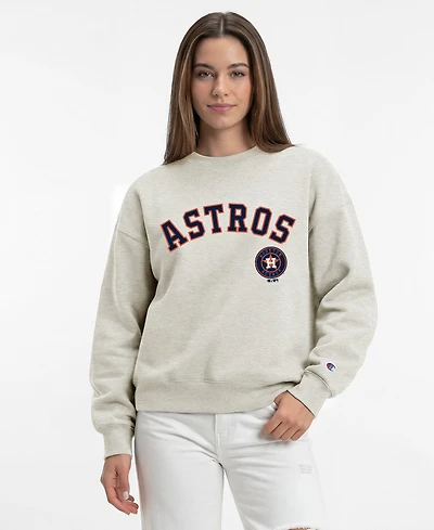 Champion Women's Oatmeal Houston Astros All-Star Sweatshirt