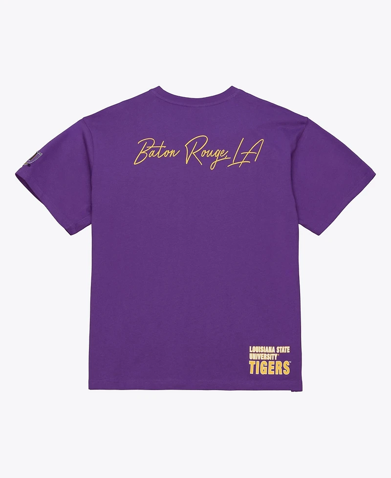 Mitchell & Ness Men's Purple Lsu Tigers Double Clutch Premium T-Shirt