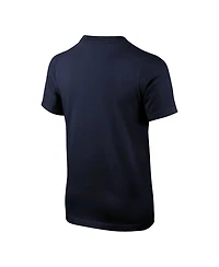 Nike Big Boys and Girls Navy Michigan Wolverines Logo T-Shirt