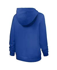 Nike Women's Pitt Panthers Club Screen-Print Graphic Semi-Brushed Fleece Hoodie