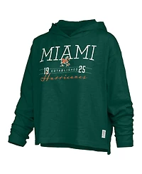 Pressbox Women's Castillo Long-Sleeve Hooded Slub T-Shirt