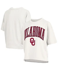 Pressbox Plus Oklahoma Sooners Nelson Motley Crew Oversized Slub Short-Sleeve T-Shirt