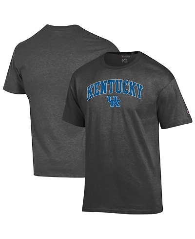 Champion Men's Heather Charcoal Kentucky Wildcats Arch Over Logo T-Shirt