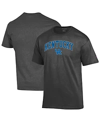Champion Men's Heather Charcoal Kentucky Wildcats Arch Over Logo T-Shirt