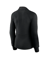 Fanatics Women's Black Miami Dolphins Elements Quarter-Zip Sweatshirt