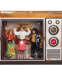 Mattel 3-Pack "Rowdy" Roddy Piper, Captain Lou Albano Cyndi Lauper Wwe Sdcc Exclusive Elite Collection Action Figure