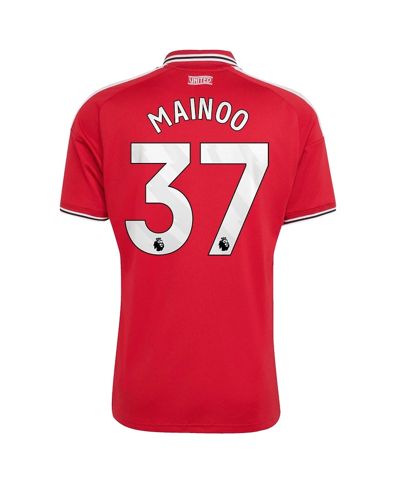 adidas Men's Manchester United Kobbie Mainoo 2026/27 Home Replica Jersey