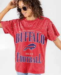 Gameday Couture Women's Buffalo Bills Sparkle Score Washed Micro Rhinestone T-Shirt