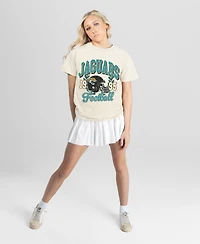 Gameday Couture Women's Jacksonville Jaguars Distressed Graphic Cotton-Blend T-Shirt