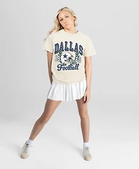 Gameday Couture Women's Dallas Cowboys Raised on Victory Distressed Classic-Fit Cotton-Blend T-Shirt