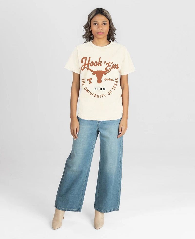 Gameday Couture Women's Texas Longhorns You Know Our Name Screen-Printed Crewneck T-Shirt