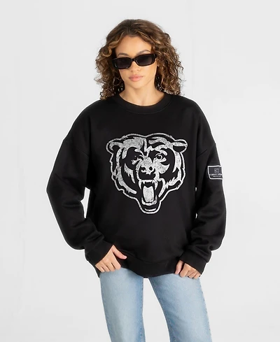 Gameday Couture Women's Chicago Bears Bold Move Dropped-Shoulder Oversized Sweatshirt