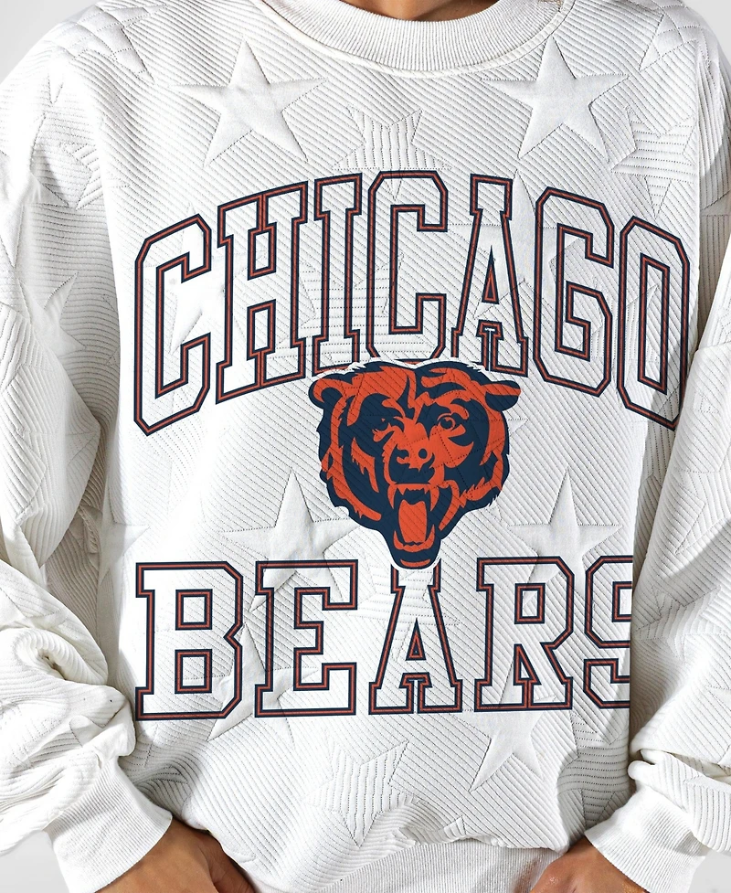Gameday Couture Women's Chicago Bears Big Play Energy Oversized Graphic Sweatshirt