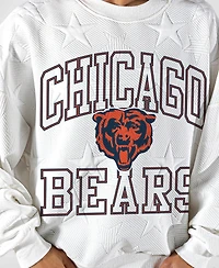 Gameday Couture Women's Chicago Bears Big Play Energy Oversized Graphic Sweatshirt