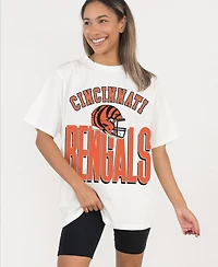 Gameday Couture Women's Cincinnati Bengals Oversized Graphic T-Shirt