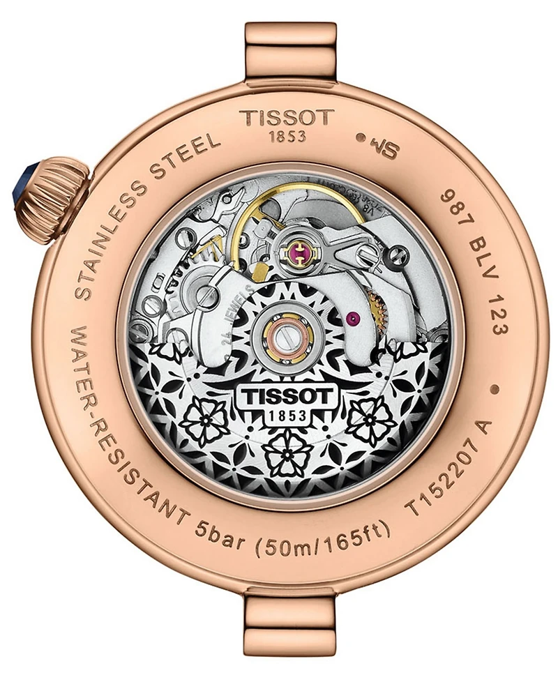 Tissot Women's Desir Automatic Rose Gold Stainless Steel Case Bracelet Watch 28mm