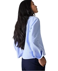 Whistles Women's Boxy Oxford Cotton Shirt