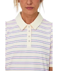 Cras Women's Kleo Striped Polo Shirt