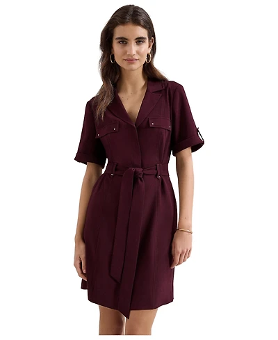Phase Eight Women's Marlina Belted Mini Shirt Dress