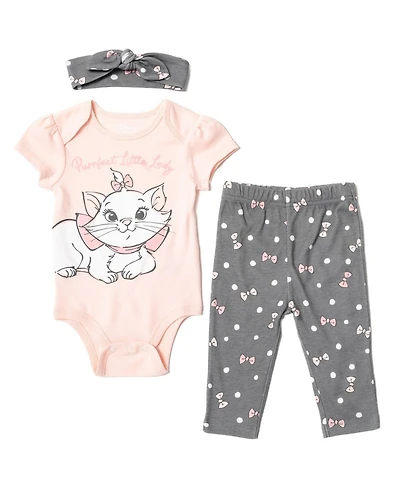 The Aristocats Marie Baby Girls' ( new born to 24 M ) Toy Story Bodysuit and Pants Set
