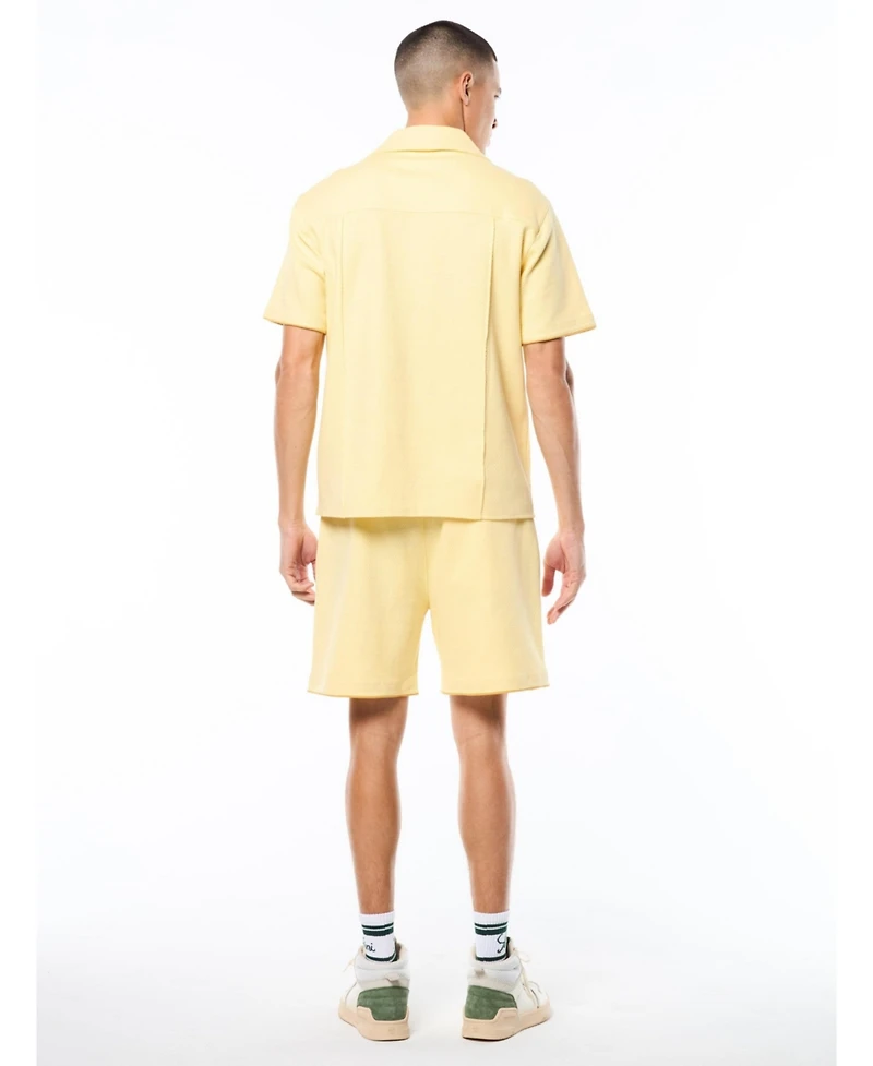 Sergio Tacchini Men's Rilssasto Cabana Camp-Collar Short-Sleeve Resort Shirt