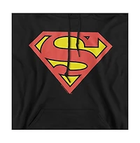 Superman Men's Classic Logo Pull-Over Hoodie
