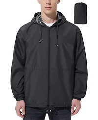 Piscifun Men's Waterproof Packable Lightweight Rain Jacket
