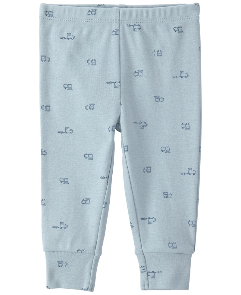 Carter's Baby Boys' Train Long-Sleeve Bodysuits and Pants, 3-Piece Set