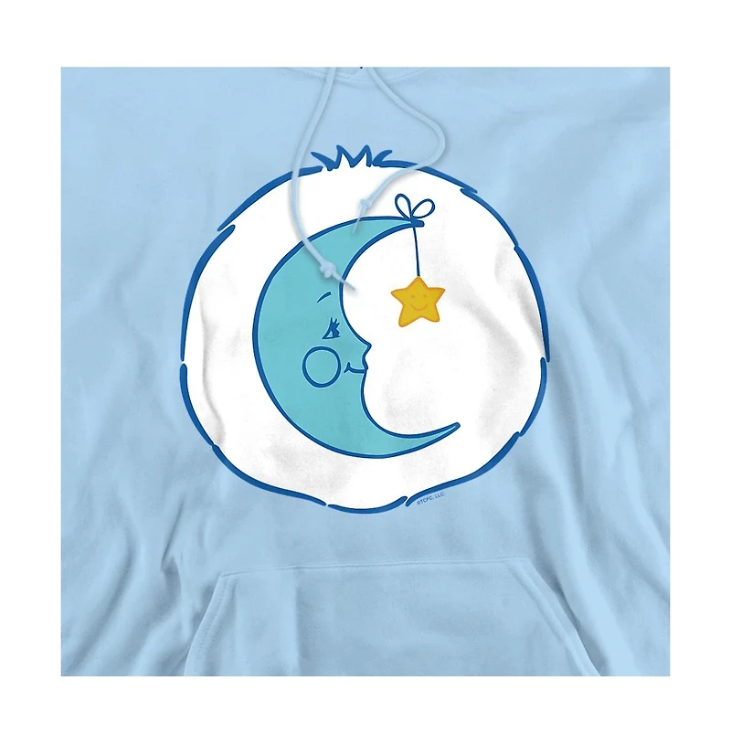 Care Bears Men's Bedtime Belly Hooded Pullover Graphic Poly-Cotton Blend Hoodie