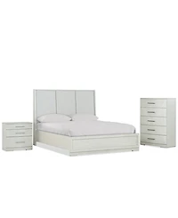 3-Piece Matrix Bedroom Set (California King Bed, Chest, & Nightstand), Macy's Exclusive