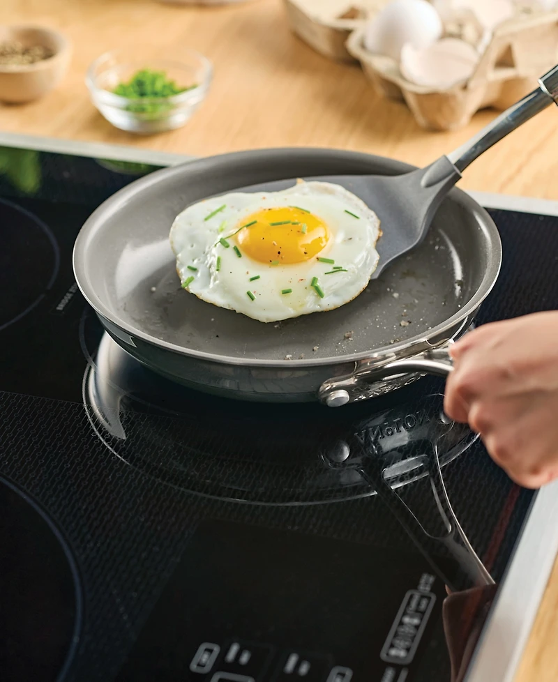 Anolon EverLast Clad Stainless Steel Ceramic Nonstick 8.5" Open Skillet