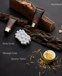 Lovery 14 Piece Body Care Gift Set, Sandalwood Bath Gift Set, Grooming Self Care Kit