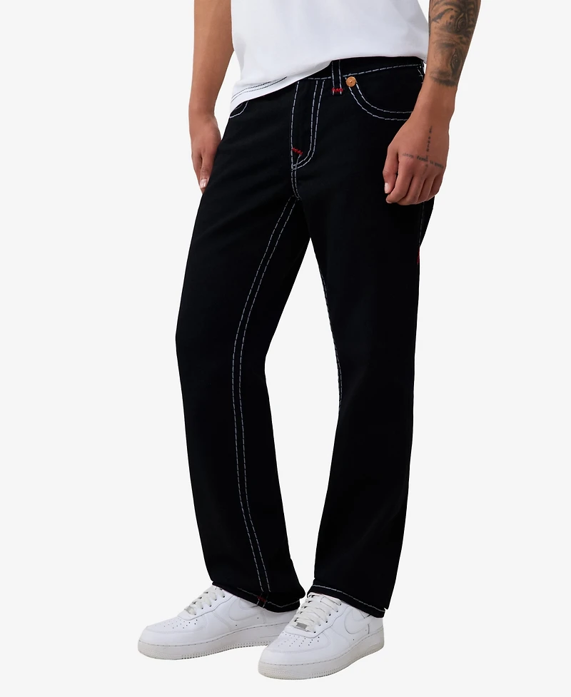 True Religion Men's Ricky Super T Flap Straight Jeans
