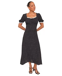 Petal and Pup Women's Francine Lace A-Line Sweetheart-Neck Midi Dress