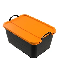 Life Story 55 Quart Stackable Storage Bin, Heavy Duty Lidded Container
