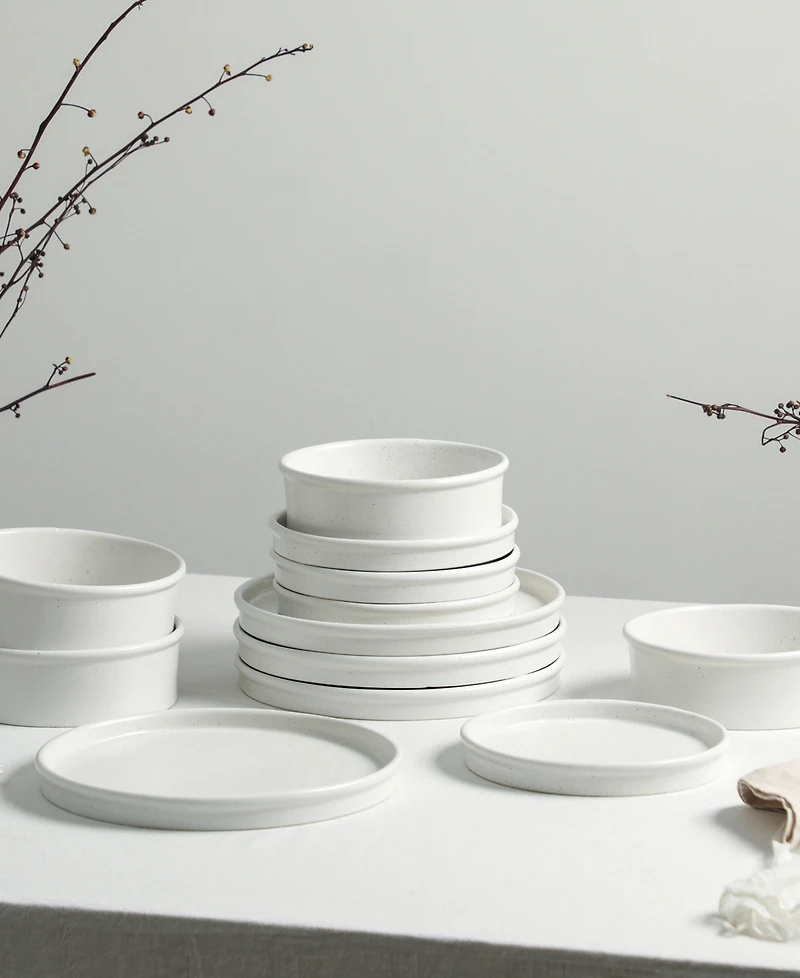Stone Lain Roscoe 12-Piece Dinnerware Set, Service for 4