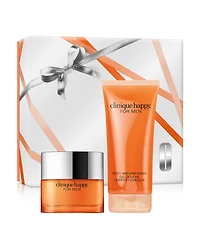 Clinique Men's 2-Piece Happy For Men Cologne Spray & Body and Hair Wash Gift Set
