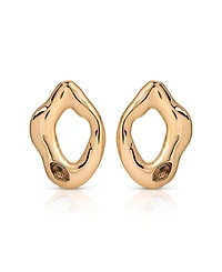 Ettika Melting Metal Crystal Earrings