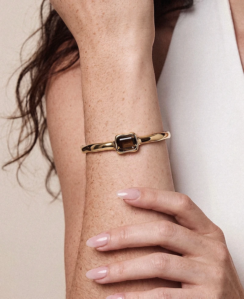 Ettika Molten Crystal Cuff Bracelet