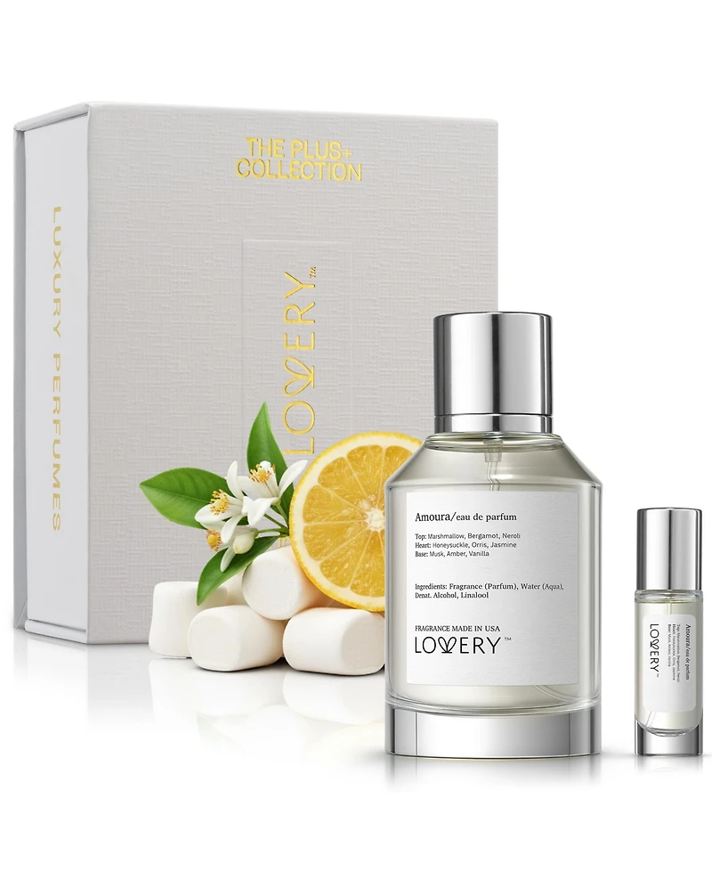Lovery Amoura Perfume Set - 3.4fl oz Women Fragrance Gift Set with Travel Size Perfume for Women