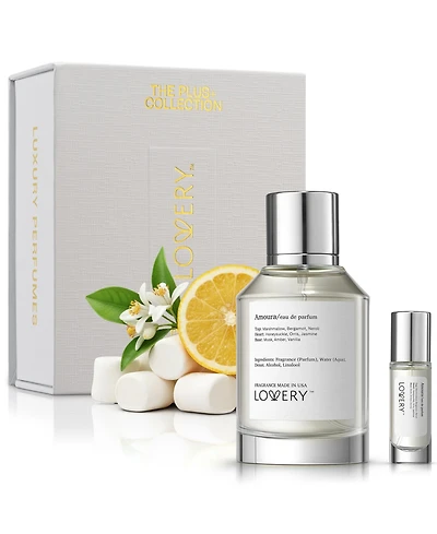 Lovery Amoura Perfume Set - 3.4fl oz Women Fragrance Gift Set with Travel Size Perfume for Women