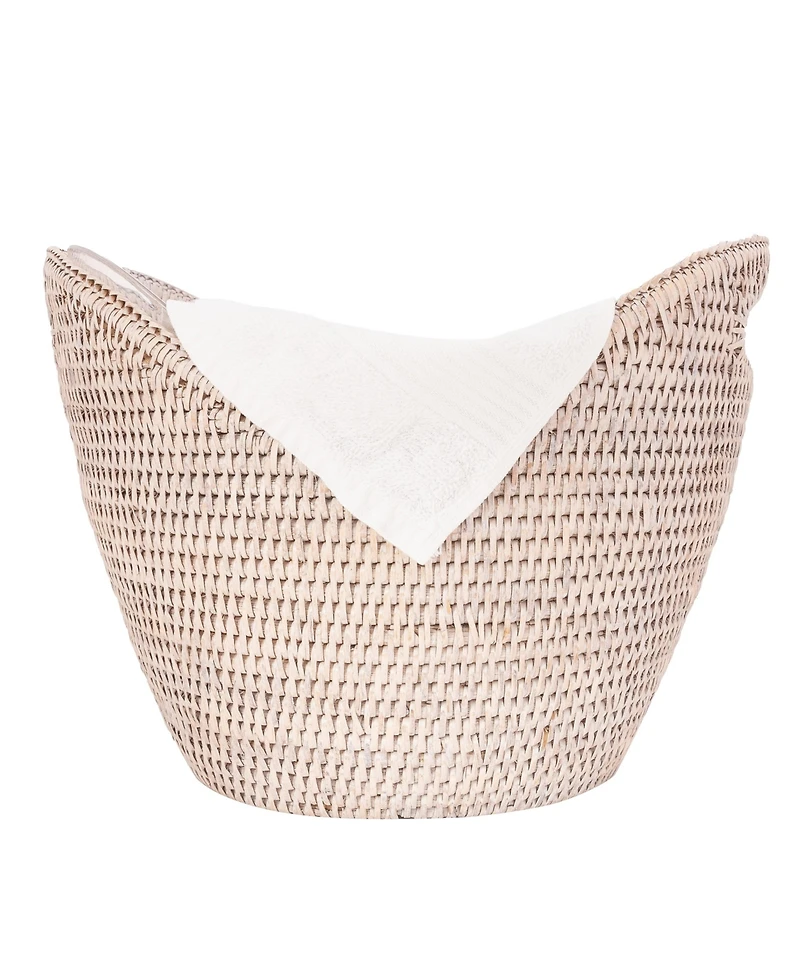 Artifacts Trading Company Rattan Champagne Bucket With Acrylic Insert